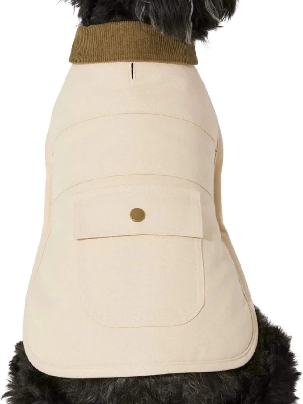 Frisco Canvas Dog Coat with Pocket - Classic Outdoor Jacket